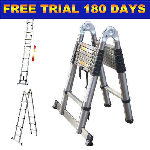 Telescopic ladder 5m - ladder, 3.8m