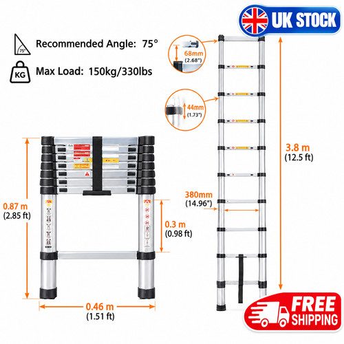 8m heavy duty - 2.6m-3.8m,