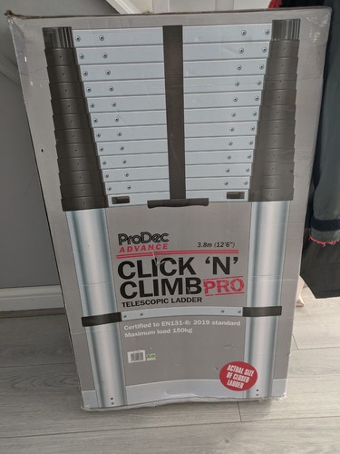 Prodec telescopic ladder - ladder, 3.8m
