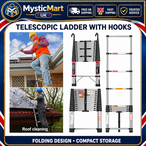 Telescopic ladder - 3.8m,