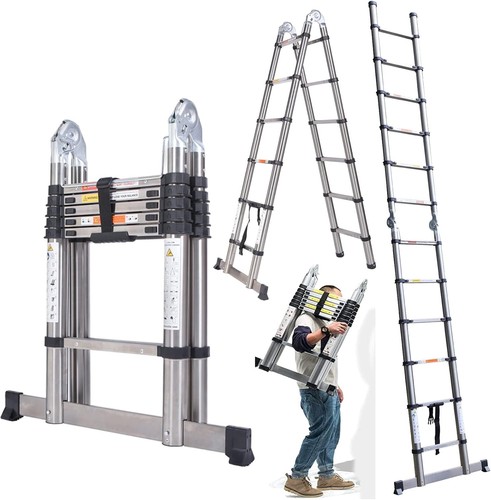 Frame telescopic ladder - a,