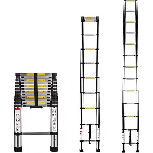 Telescopic ladder 12 - 3.8m, 12.5ft