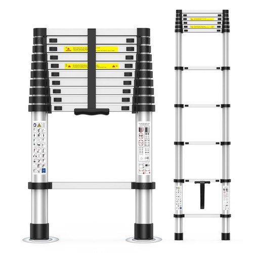 Telescoping extension ladder - extension,