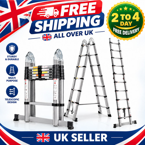 Frame telescopic ladder - telescopic,
