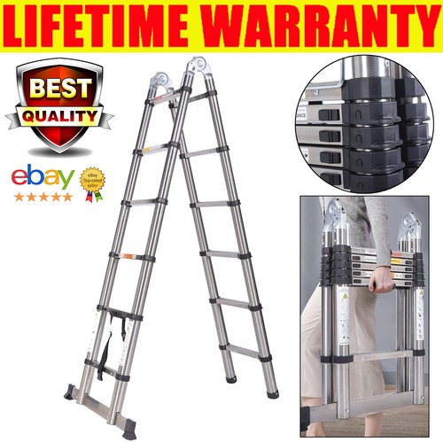 Telescopic ladder - 3.8m, 5m