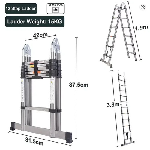 8m 4m 5m steel - 2.6m, 3.8m